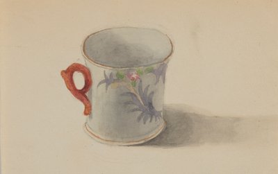 无题杯，约1872-1874年。 作者 玛丽·沃克斯·沃尔科特