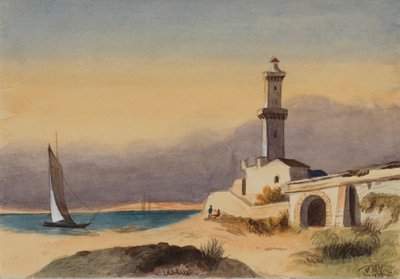 无题风景，1876年。 作者 玛丽·沃克斯·沃尔科特