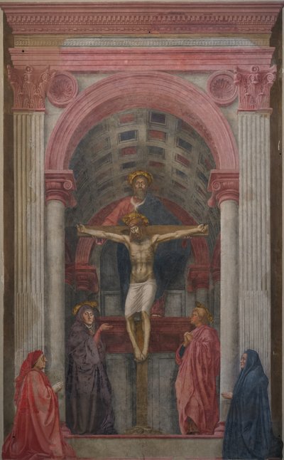 三位一体 作者 Masaccio