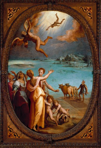 The Fall of Icarus (Painting 作者 马索·达·圣弗里亚诺