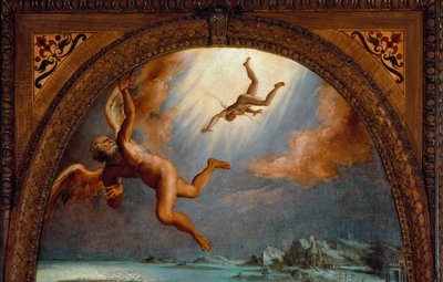 The Fall of Icarus, detail (Painting 作者 马索·达·圣弗里亚诺