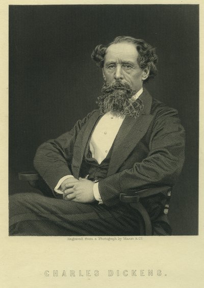 查尔斯狄更斯，赫伯特沃特金斯拍摄的照片（b.1828） 作者 梅森公司