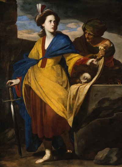 朱迪思（Judith）和霍洛弗内斯（Holofernes）的负责人1640。 作者 马西莫·斯坦齐奥内