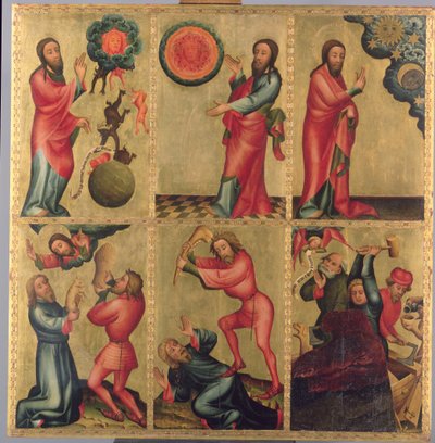 汉堡圣彼得教堂大祭坛左翼，格拉博尔祭坛 作者 明登大师Bertram