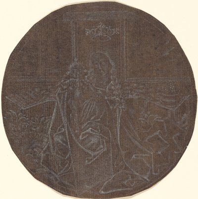 花园里的圣母和孩子 作者 硕士ES