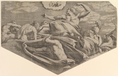 朱庇特和卡利斯托，1540-56年。 作者 FG大师