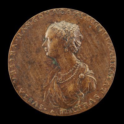 Guilia Orsini, 1537-1598, Baldossare Rangoni的妻子，约1554年[正面]，1554年。 作者 IAC大师。市建局。