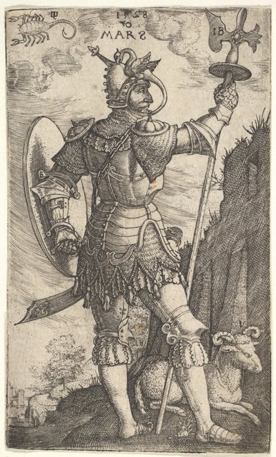 1528年，来自主持星球的诸神的火星。 作者 IB硕士