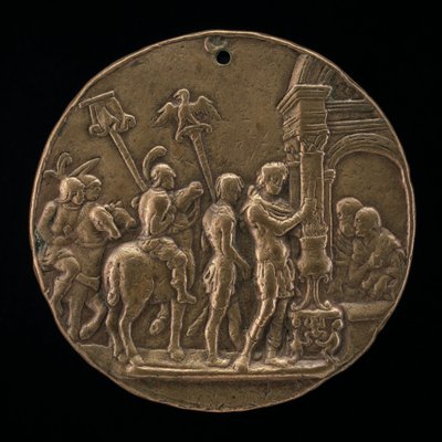 Mucius Scaevola，15世纪下半叶。 作者 主IO.FF。