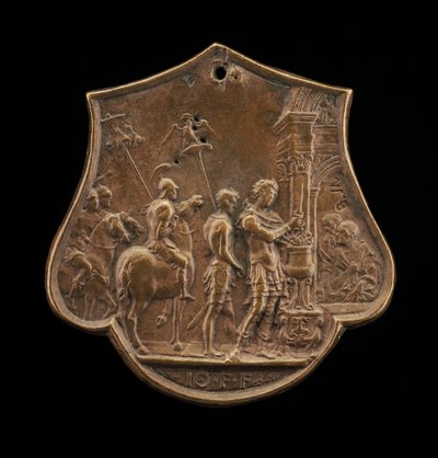 Mucius Scaevola，15世纪下半叶。 作者 主IO.FF。