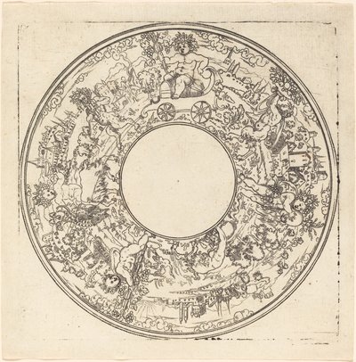 车上的巴克斯(Bacchus) 作者 大师是。