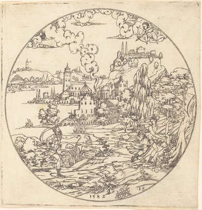 海王星和Arethusa 作者 大师是。