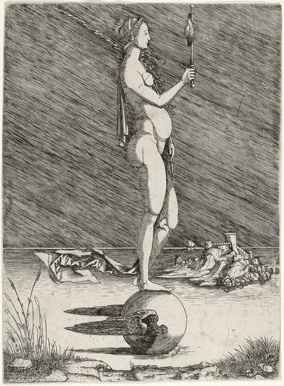 财富在有翼的地球上航行，c.1510-15 作者 1515年的硕士