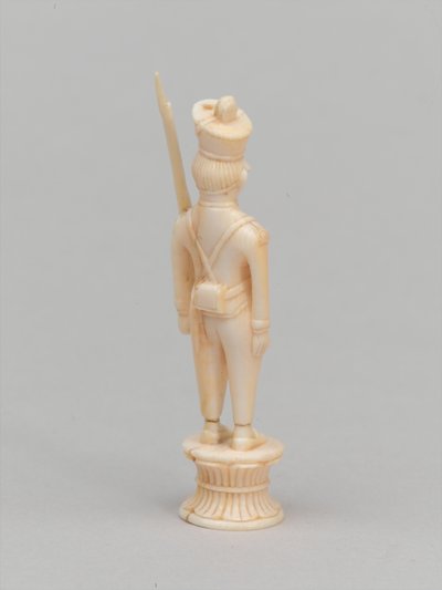 白色棋子，棋子，印度，约1820年 作者 耕作大师