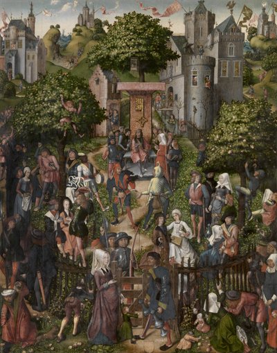 荷兰语：Schuttersfeest 弓箭手节 作者 法兰克福大师