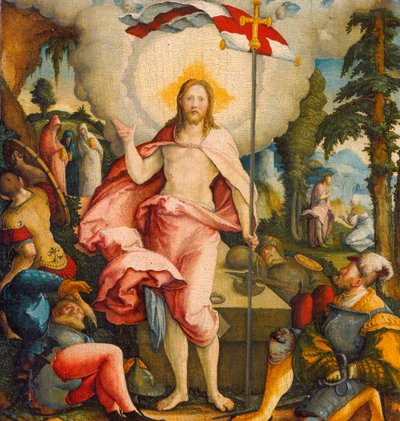 德语：Die Auferstehung Christi und Noli me tangere 基督复活与我的 tangere 作者 梅斯基希大师