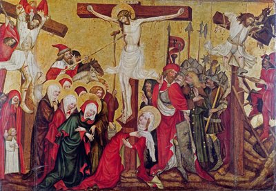 Rajhrad Altarpiece，c.1420（面板上的蛋彩画） 作者 雷根大师