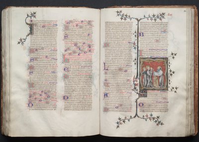 哥达弥撒曲》（The Gotha Missal）：Fol.108r, The Presentation in the Temple, c. 1375. 作者 Boqueteaux大师