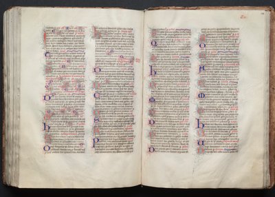 哥达弥撒曲》（The Gotha Missal）。Fol.138r, Text, c. 1375. 作者 Boqueteaux大师