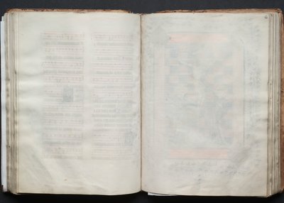 哥达弥撒曲》（The Gotha Missal）。Fol.63r, Text, c. 1375. 作者 Boqueteaux大师