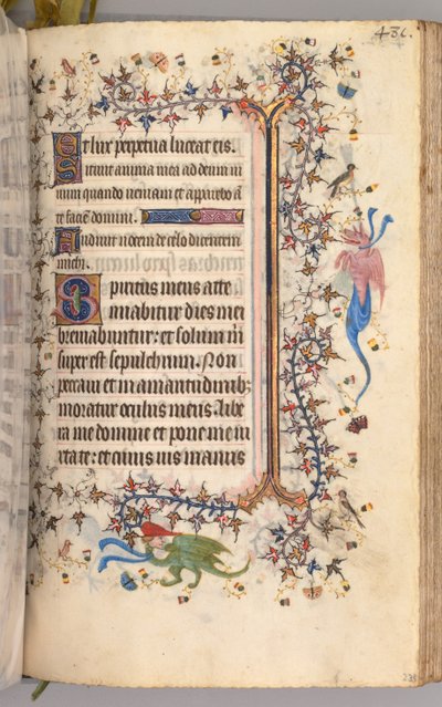 纳瓦拉国王（1361-1425）贵族查尔斯（Charles the Noble）的时间： 234r，文字，c。 1405。 作者 布鲁塞尔缩写和助理的硕士