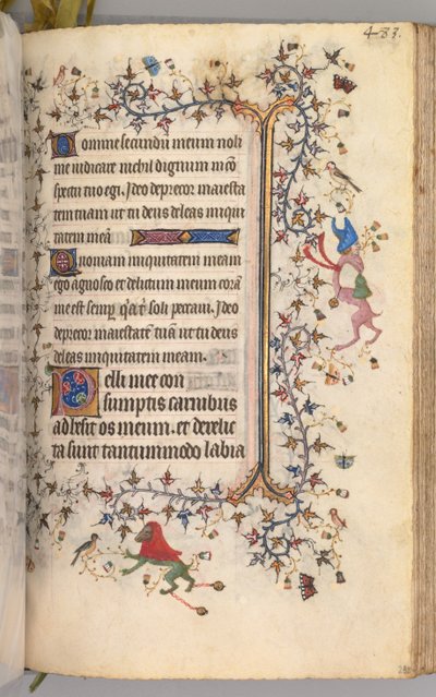 纳瓦拉国王（1361-1425）贵族查尔斯（Charles the Noble）的时间： 236r，文字，c。 1405。 作者 布鲁塞尔缩写和助理的硕士