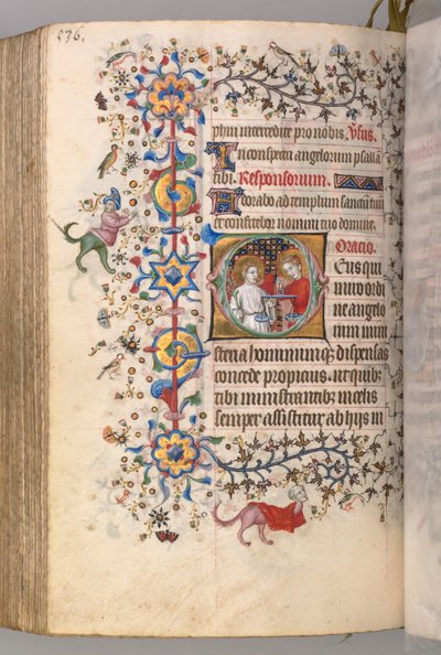 纳瓦拉国王（1361-1425）贵族查尔斯（Charles the Noble）的时间： 262v，文字，c。 1405。 作者 布鲁塞尔缩写和助理的硕士