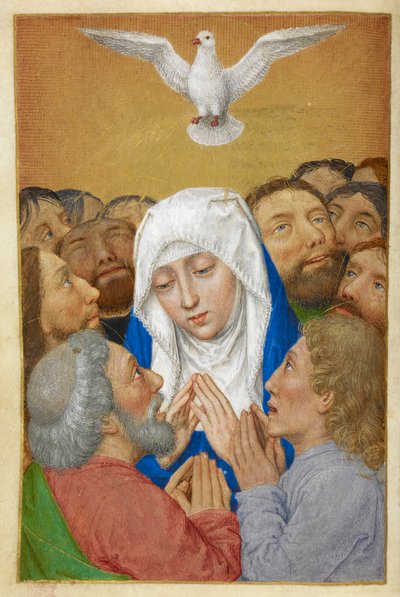 The Pentecost.   1464077   zh       chinese Successfully Translated  Original: Fleurs et poupee (Flowers and a doll) - Peinture de Mikhail Nikolayevich Yakovlev (1880-1942), huile sur toile Translat: Fleurs et poupee (Flowers and a doll) - Peinture de Mikh 作者 德累斯顿祈祷书大师