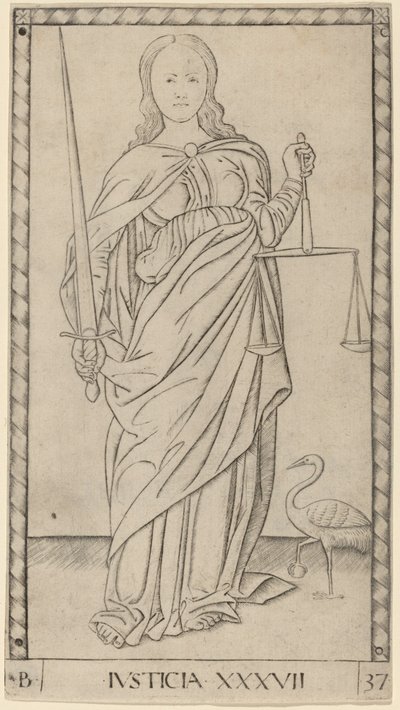 正义（Justicia） 作者 E系列塔罗基大师