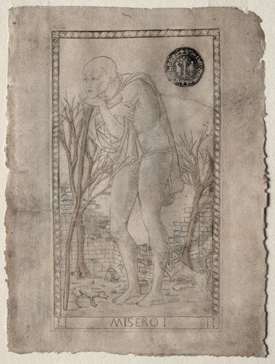 塔罗牌，1467年之前。 作者 E系列塔罗基大师