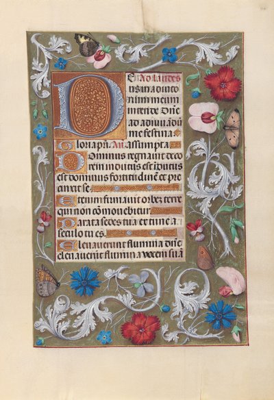 西班牙天主教女王伊莎贝拉的小时：  Fol.116r 作者 马克西米利安第一本祈祷书的硕士
