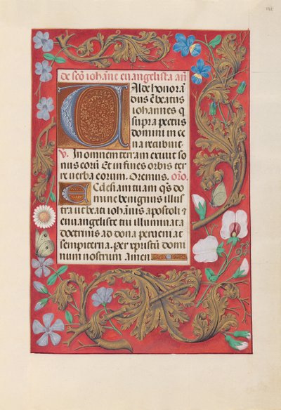 西班牙女王伊莎贝拉-天主教徒的时间：Fol.172r，约1500。 作者 马克西米利安第一本祈祷书的硕士