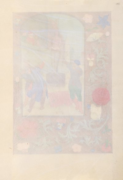西班牙天主教女王伊莎贝拉的小时：  Fol.177r 作者 马克西米利安第一本祈祷书的硕士
