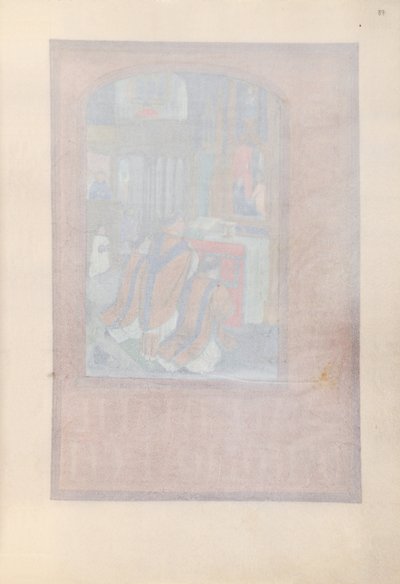 西班牙天主教皇后伊莎贝拉女王的时间： 87r，c。 1500。 作者 马克西米利安第一本祈祷书的硕士
