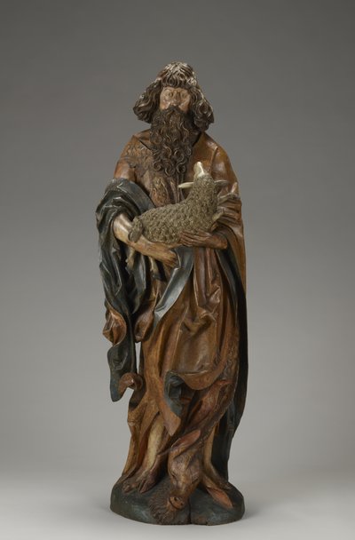 施洗约翰圣约翰，1515年（部分多色石灰木） 作者 Master of the Harburger Altar