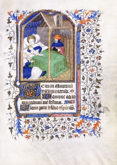 耶稣降生，c.1430-1440 作者 慕尼黑黄金传奇大师