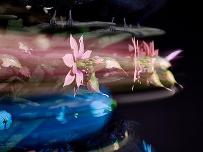 离心灵魂》，2016 年（亚克力、铝、钢、LED 灯、电机、电子电路、树脂和涂料） 作者 马特·科利肖