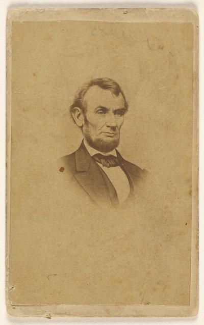 [根据马修-B-布雷迪的照片绘制的亚伯拉罕-林肯版画］ 作者 Mathew B. Brady