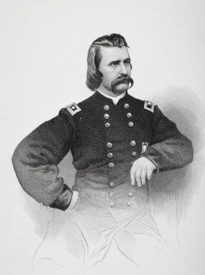 John Alexander Logan的肖像（1826-86）（版画） 作者 马修·布雷迪