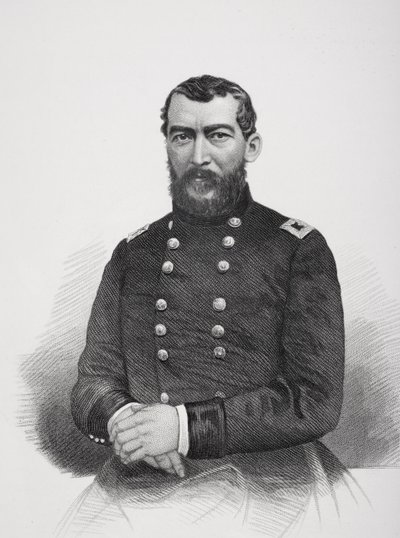Philip Henry Sheridan的肖像（1831-88） 作者 马修·布雷迪