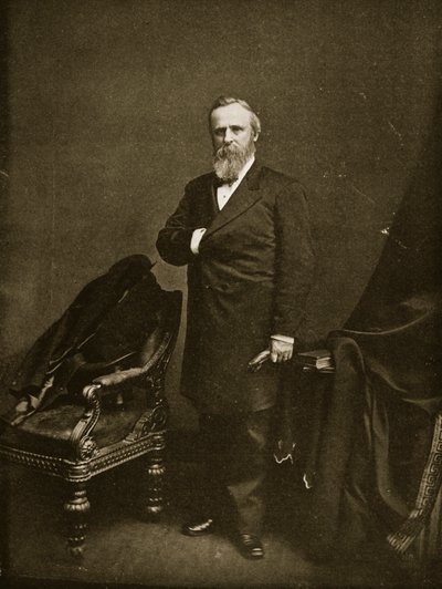 卢瑟福·B·海斯在1877年担任总统就职典礼前 作者 马修·布雷迪