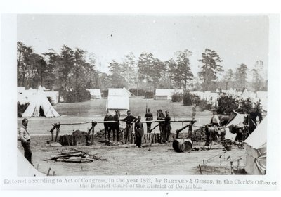 洋基总部，Whinfield营地，1862年5月3日 作者 马修·布雷迪