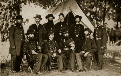 General Jefferson C. Davis and Staff 作者 马修和布雷迪工作室