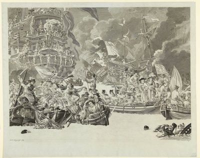 荷兰突袭麦德韦河和夺取皇家查尔斯号，1667 年 作者 德克·朗根戴克