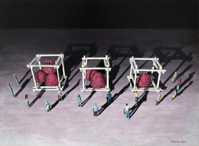 不止一个》，2021 年（丙烯酸画板） 作者 马特·班尼斯特