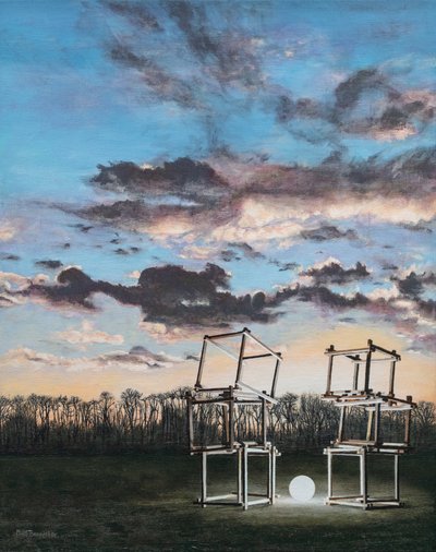 占位符，2022 年（丙烯酸画布） 作者 马特·班尼斯特