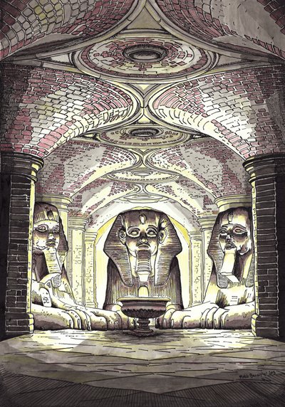 地铁狮身人面像，2013 年 作者 马特·班尼斯特