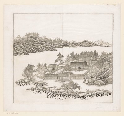 中国承德（热河）避暑山庄部分景观 作者 马泰奥·里帕