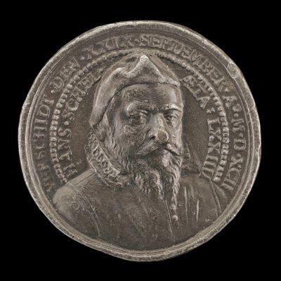 汉斯-谢尔，1518-1592年，纽伦堡教士[正面]，1592年。 作者 马修卡尔