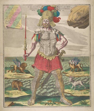 君主制巨像。Statua Danielis, 1730. 作者 马特乌斯·塞特